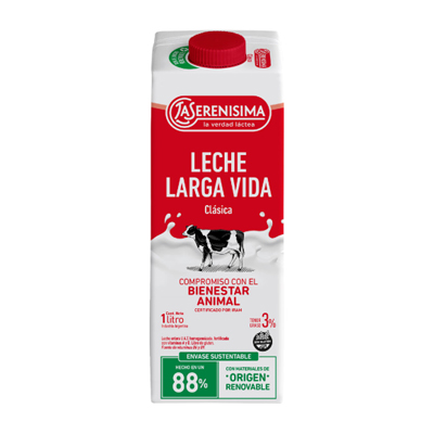 Leche Caja La Serenisima Larga Vida 1 lt