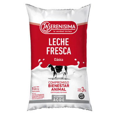 Leche Sachet La Serenisima Entera 1 lt
